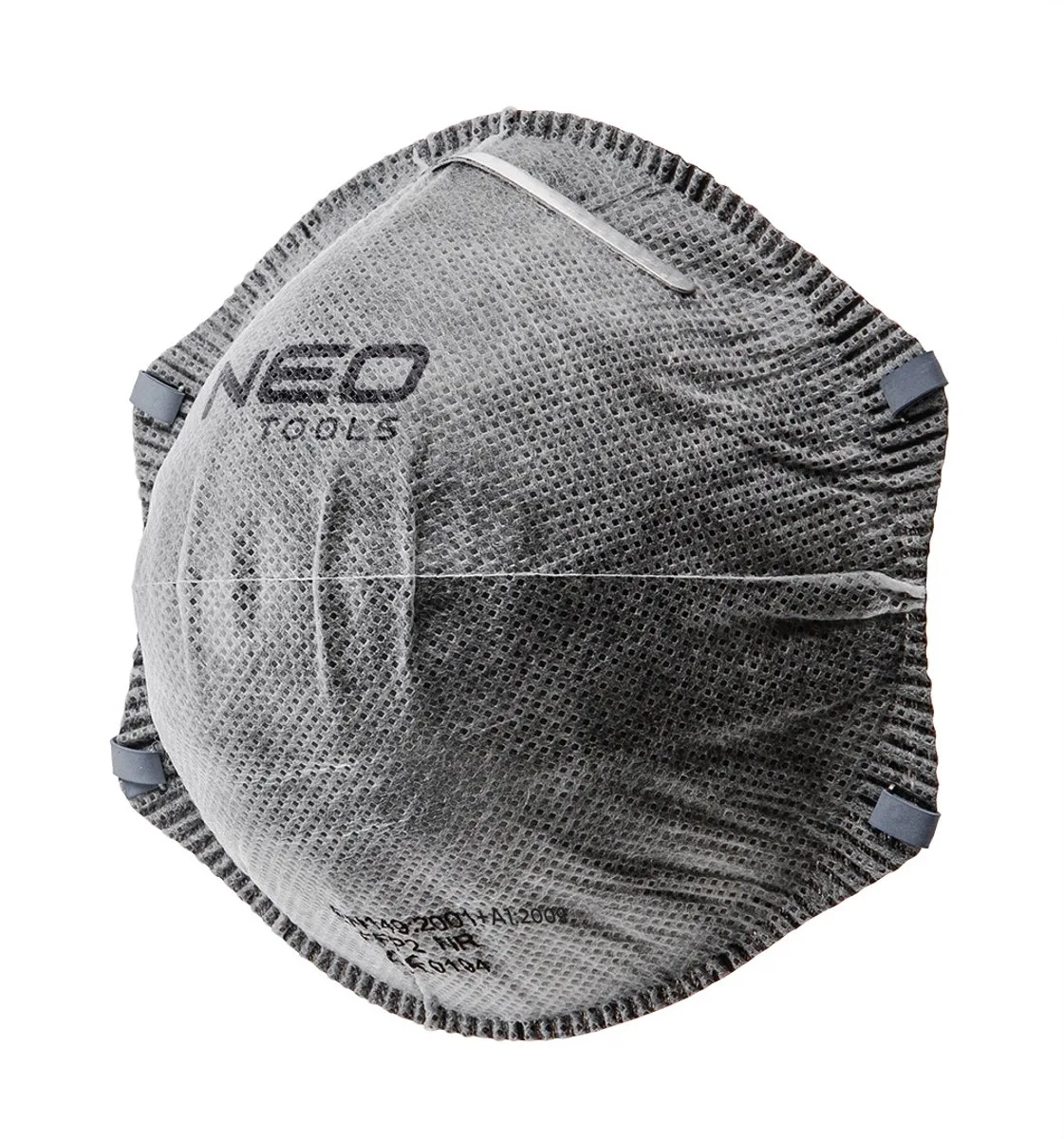 Serie - Activkoolstofstofmasker - FFP2 - 3 Stuks van Neo Tools, Grijs – productafbeelding