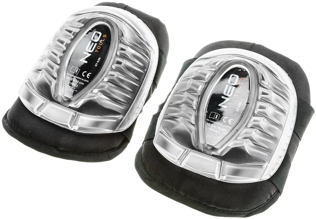 Serie - Gel Kniebeschermers - Plastic Bescherming - Neopreen Riemen - CE Markering by Neo Tools, Neutraal – product image