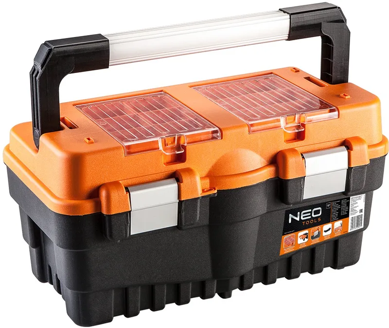 Serie - Gereedschapskoffer - 18 inch - Aluminium Sluitingen by Neo Tools, Blue – product image