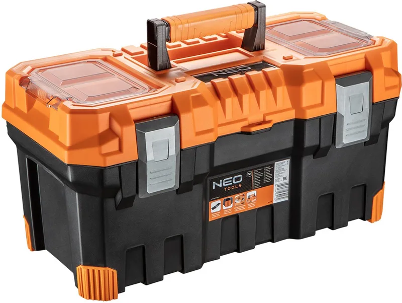 Serie - Gereedschapskoffer - 22 inch - Met Organizers - Kunststof von Neo Tools, Schwarz – Produktbild
