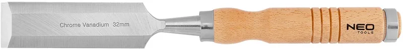 Serie - Houtbeitel - 32 mm - Houten Handgreep - Chroom-Vanadium Staal by Neo Tools – product image