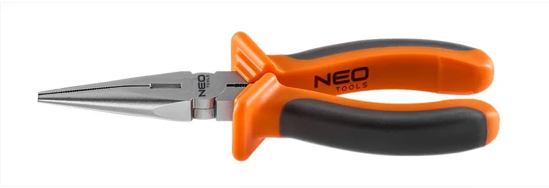 Serie - Lange Rechte Tang - 160mm - Ergonomische Handgreep - Hoge Kwaliteit Staal de Neo Tools, Bleu – image du produit