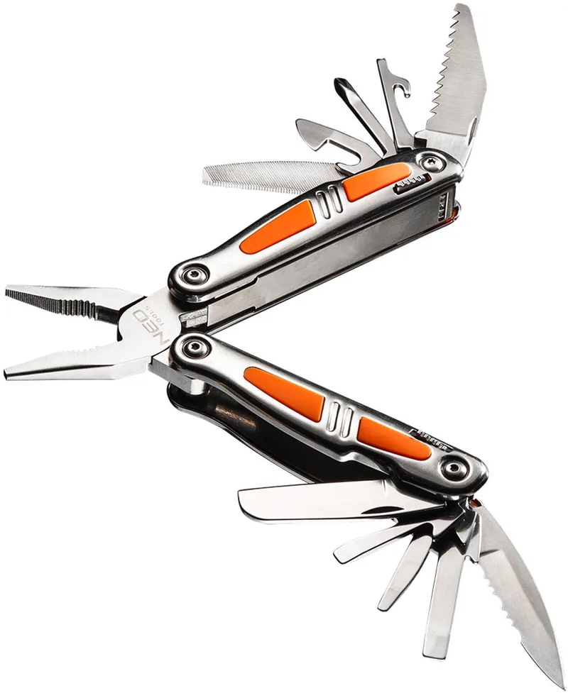Serie - Multitool - 11 Functies - Nylon Etui de Neo Tools, Argent – image du produit