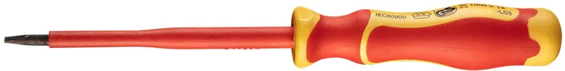 Serie - Platte Schroevendraaier - 0.8x4x100mm - 1000V Isolatie - Magnetische Tip von Neo Tools – Produktbild
