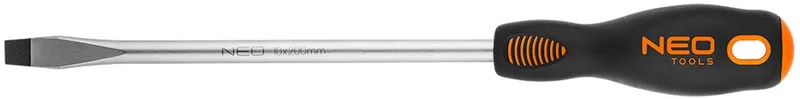 Serie - Platte Schroevendraaier - 10.0 x 200 mm - Magnetische Punt - Staal S2 by Neo Tools, Blue – product image