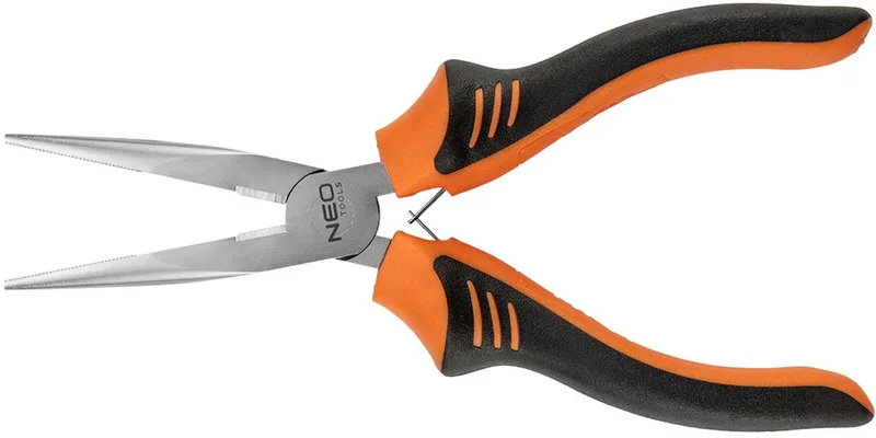 Serie - Rechte Lange Tang - 180mm - Ergonomische Anti-slip Handgrepen - Inductiegehard de Neo Tools, Bleu – image du produit