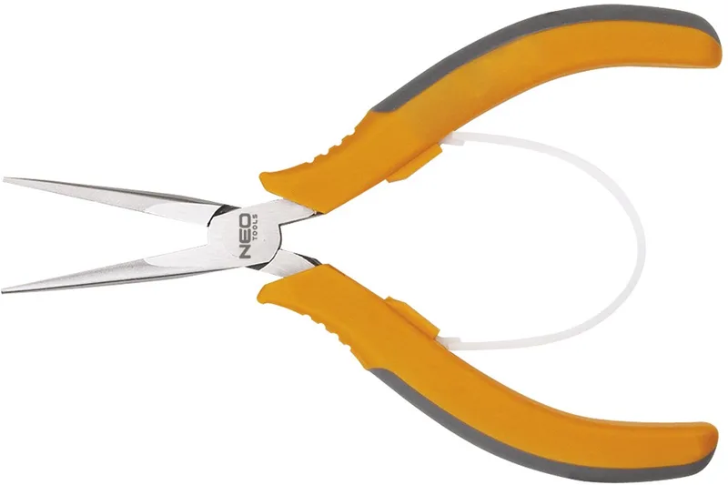 Serie - Rechte Precision Tang - 130 mm - Ergonomische Handgreep - TÜV Gecertificeerd von Neo Tools, Staal, Nylon – Produktbild