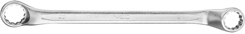 Serie - Ringsleutel - 21x23 mm - 45° Gehoekt - Chroom-Vanadiumstaal by Neo Tools – product image