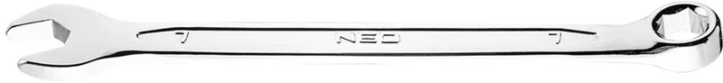 Serie - Ringsteeksleutel - 7 mm - Profielloze Kaken - Chroom-vanadiumstaal by Neo Tools – product image