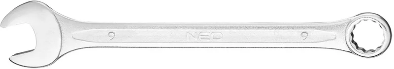 Serie - Ringsteeksleutel - 9 x 130 mm - DIN 3113 - Chroom-vanadiumstaal von Neo Tools – Produktbild