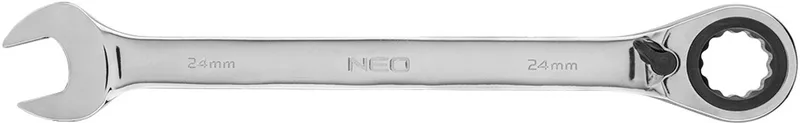 Serie - Ringsteeksleutel met Ratchet - 24mm - 72 Tanden - Staal by Neo Tools – product image
