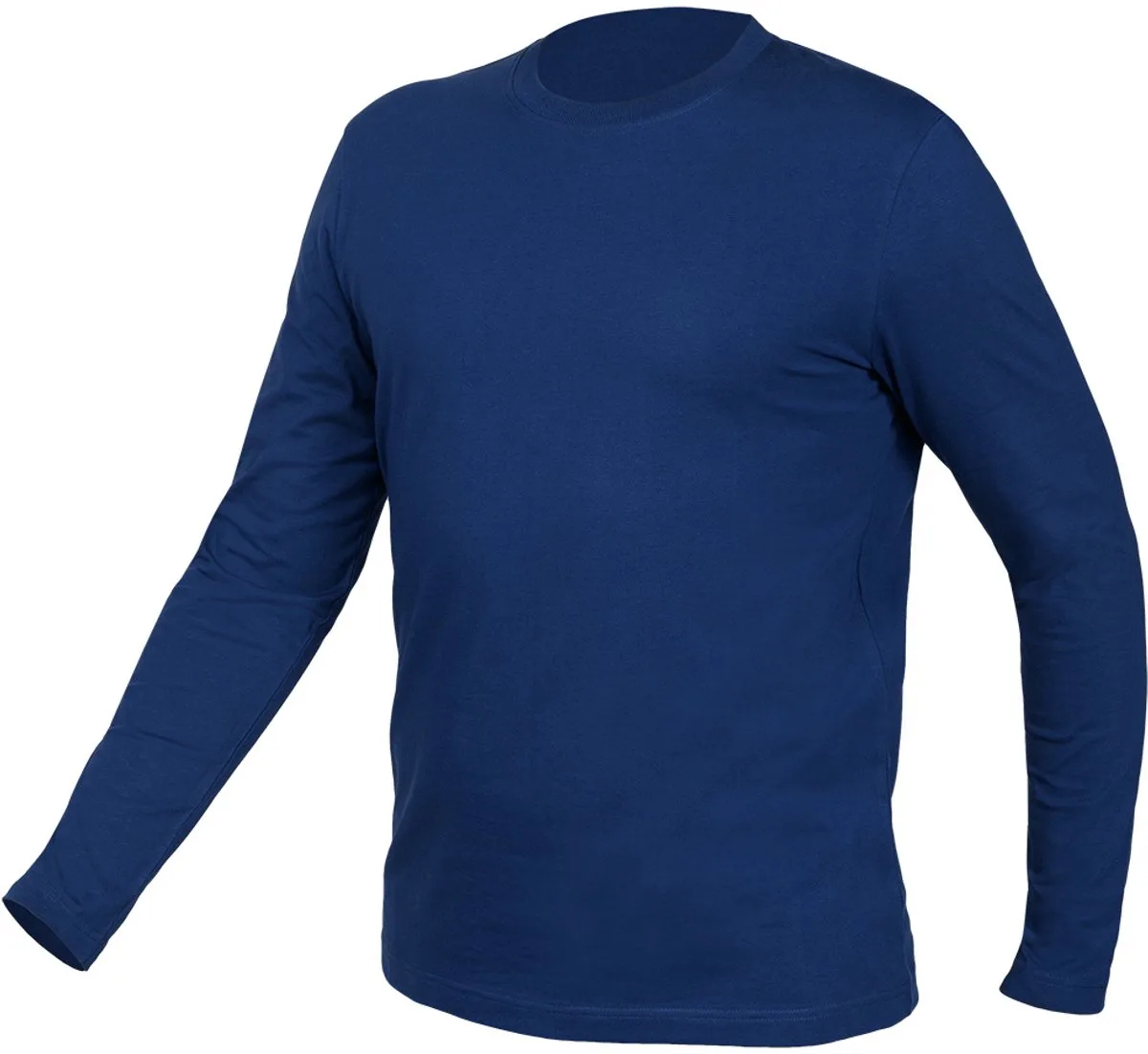 Serie – Ronde Hals Werkshirt – Lange Mouwen – Katoen fra Neo Tools, Mørkeblå, L – produktbillede