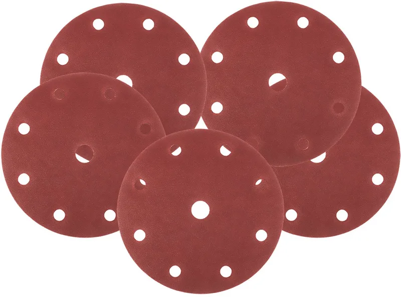 Serie - Schuurpapier met Korrel 240 - 150mm - 5 Stuks - 9 Gaten von Neo Tools – Produktbild