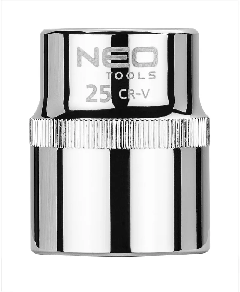Serie - Superlock Dopsleutel - 25 mm - 1/2" - Chroom-vanadiumstaal van Neo Tools – productafbeelding