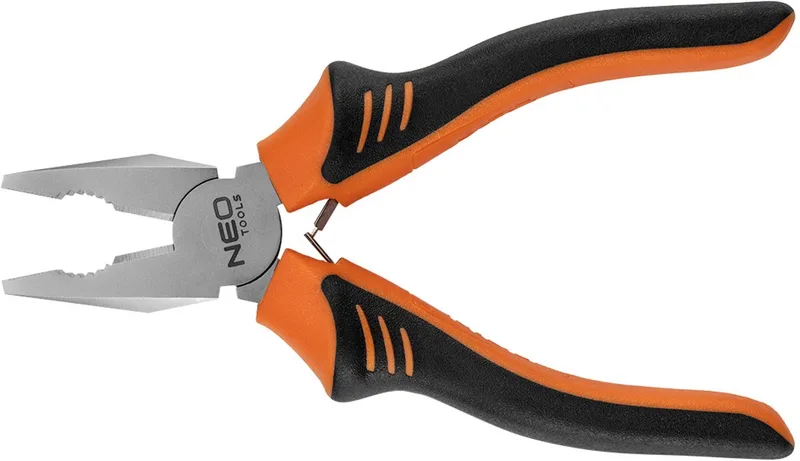 Serie - Universele Tangen - 160 mm - Ergonomische Handgrepen - Inductief Geharde Snijvlakken de Neo Tools, Bleu – image du produit
