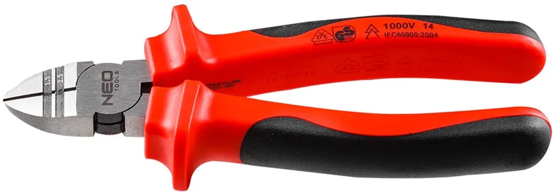Serie - Zijsnijtang 1000V - 160 mm - Ergonomische Handgreep - Geïsoleerd von Neo Tools, Neutraal – Produktbild