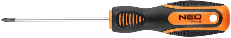 Series - Kruiskopschroevendraaier - PH0 - 75 mm - Magnetisch van Neo Tools, Blauw – productafbeelding