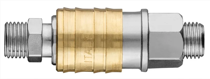 Snelkoppeling - Compressor - Roestvrijstaal - 1/4" - Max 16 bar de Neo Tools – image du produit