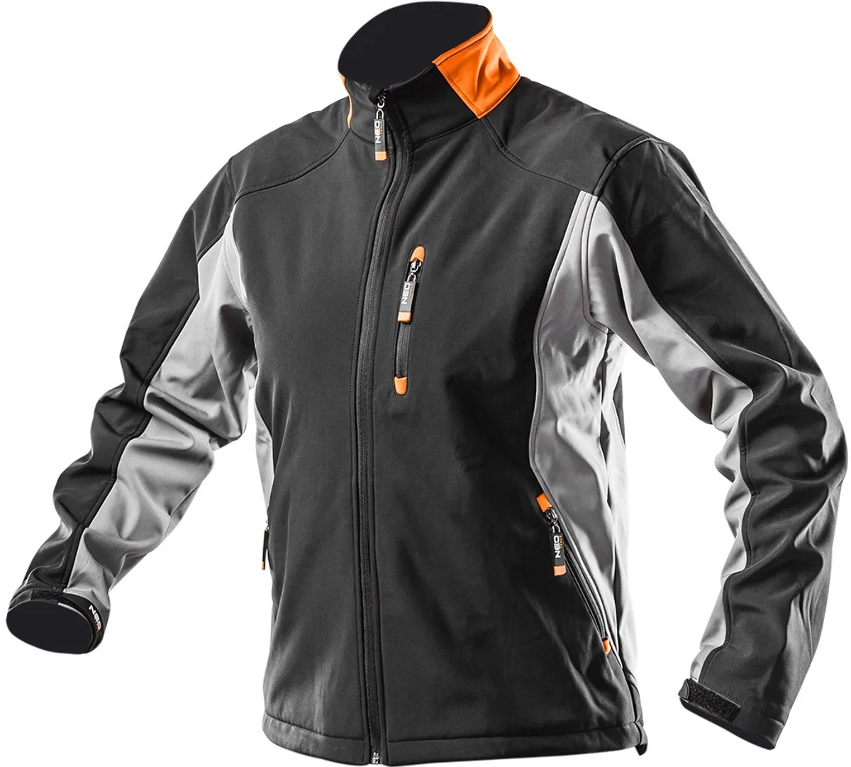 Softshell Werkjas - Waterdicht en Winddicht - Geïntegreerde Verstelbare Trekkoord de Neo Tools, Orange – image du produit