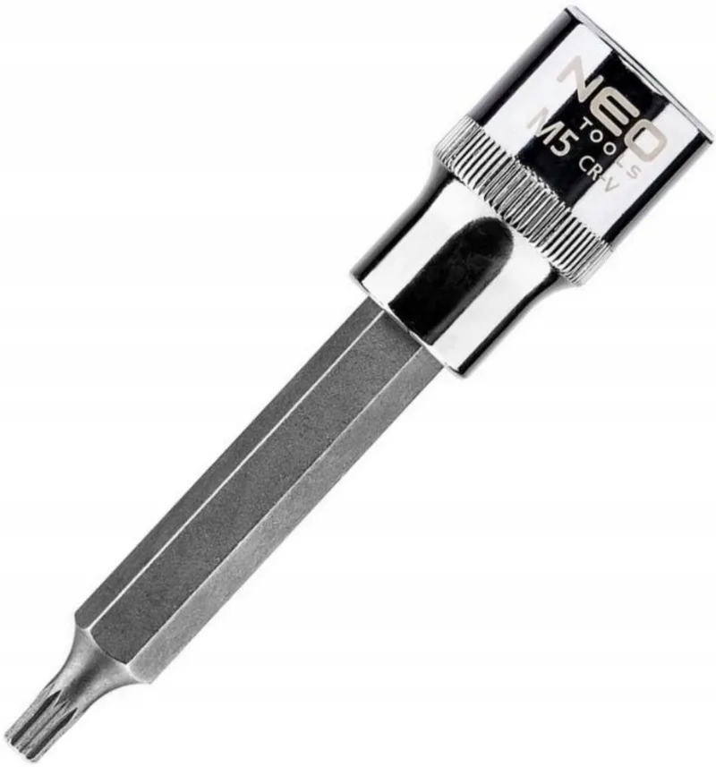 Spline Bit Dop 1/2' M16 x 100mm - Kwaliteit CrV & S2 Staal von Neo Tools – Produktbild