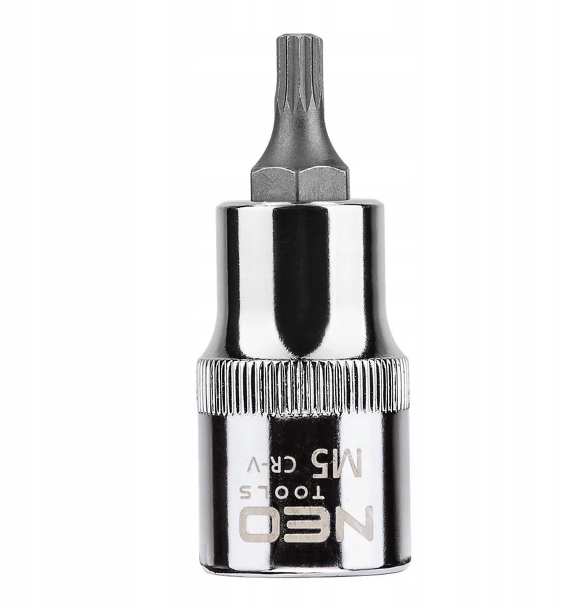 Spline Bit Dop 1/2" M5 x 55 mm - Kwaliteit Gereedschap by Neo Tools – product image
