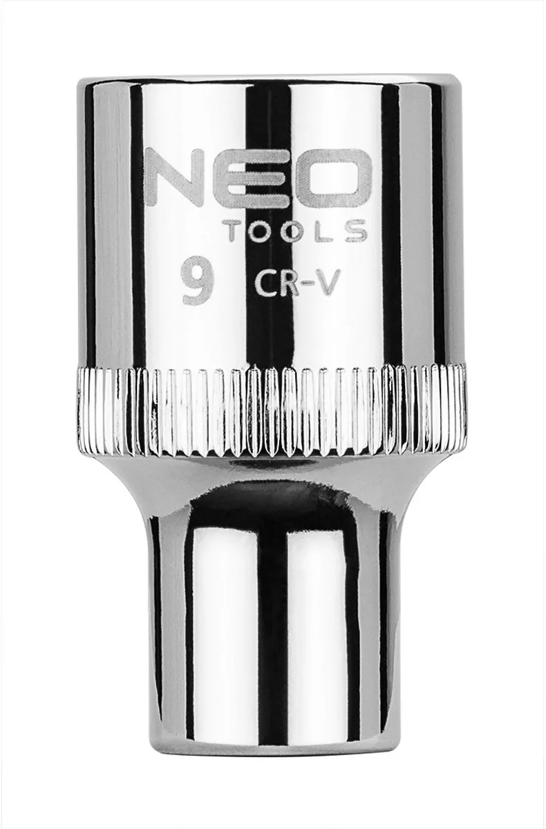 Superlock - 1/2" Zeskantige Dopsleutel - 9 mm - Chroom-Vanadium Staal by Neo Tools – product image