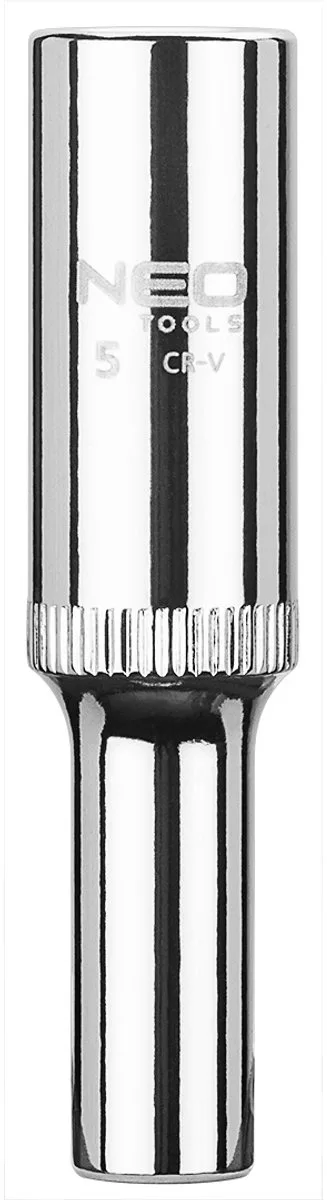 Superlock - Lange Dopsleutel - 5 mm - 1/4 inch - Staal CrV de Neo Tools – image du produit