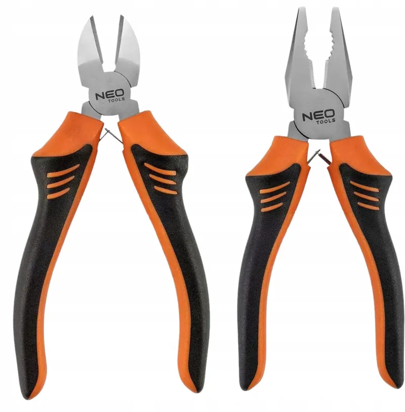 Tangenset 2 stuks - Combinatietang & Zijkniptang 180mm by Neo Tools – product image