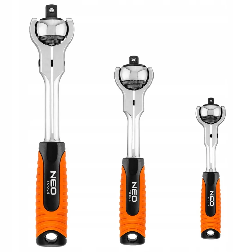 TOOLS 3x Ratel 360° 72T 1/4" + 3/8" + 1/2" by Neo Tools – product image