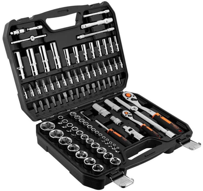 Tools 94-delige Doppenset 1/4" & 1/2" CRV in Koffer de Neo Tools – image du produit