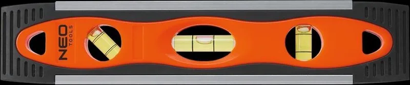 Torpedo Waterpas Magnetisch 23cm 0,5mm-m 3 Libellen by Neo Tools, Neutraal – product image