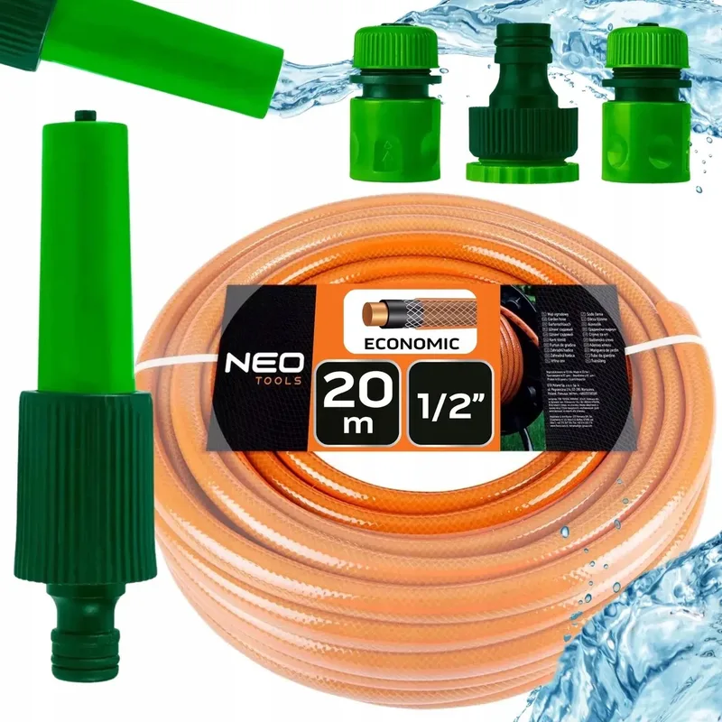 Tuinslang Set 20m 1/2" met Sproeier & Koppelingen by Neo Tools – product image