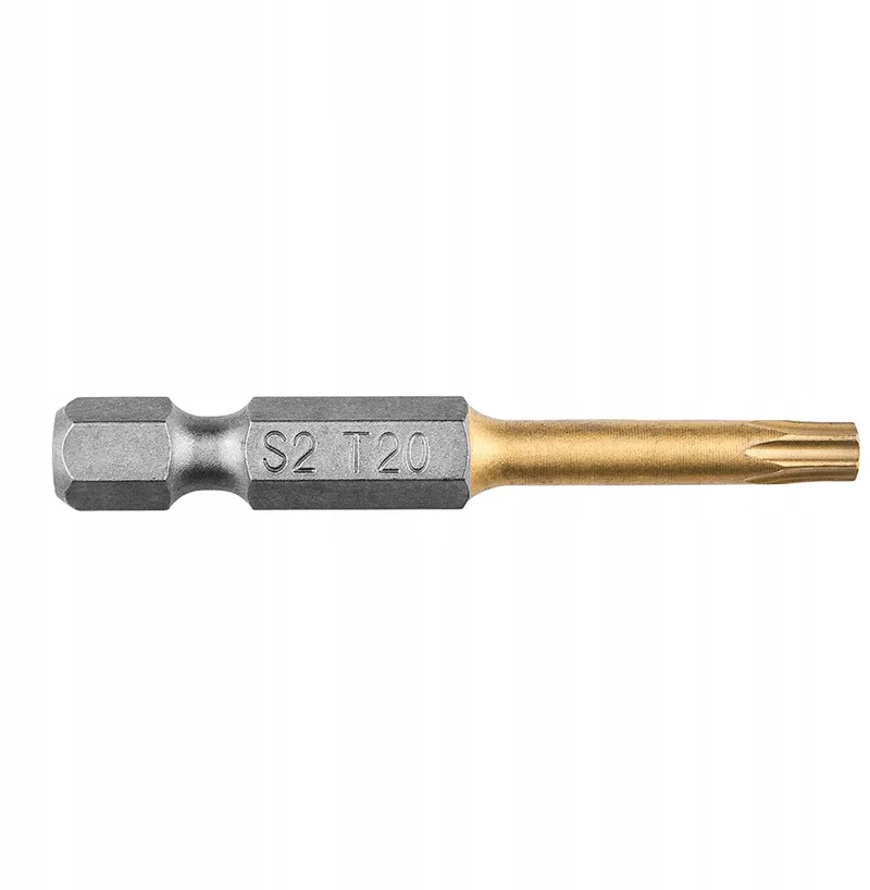 TX20 Schroefbit 50mm - S2 Staal met TiN Coating de Neo Tools – image du produit