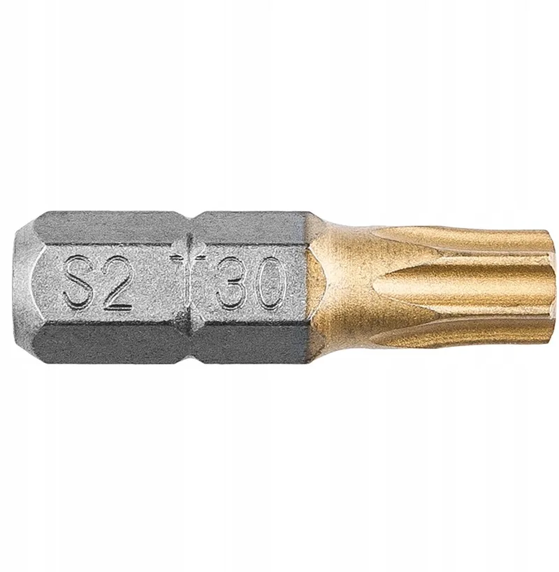 TX30 Schroefbits 25mm 2 Stuks - Duurzaam S2 TiN Staal by Neo Tools – product image