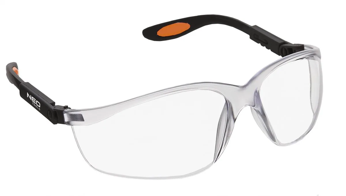 Veiligheidsbril - Verstelbaar - Blank by Neo Tools, White – product image