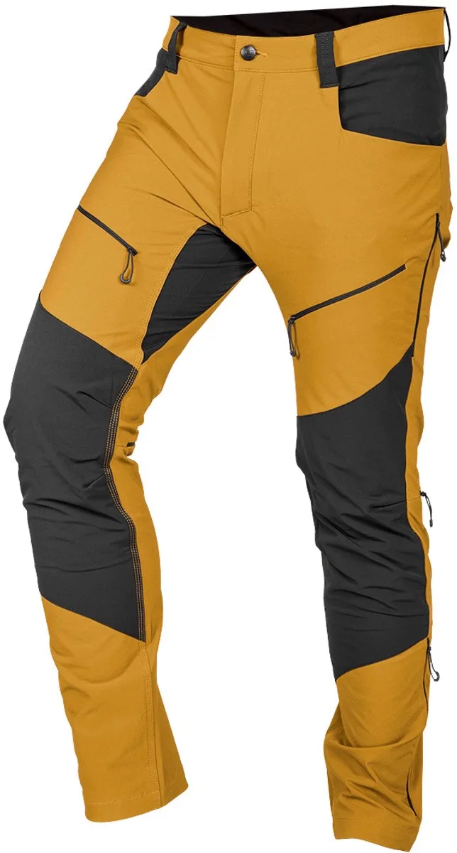 Werkbroek - 4-Way Stretch - Musztardkleurig van Neo Tools, Musztard, Donkergrijs, XL – productafbeelding