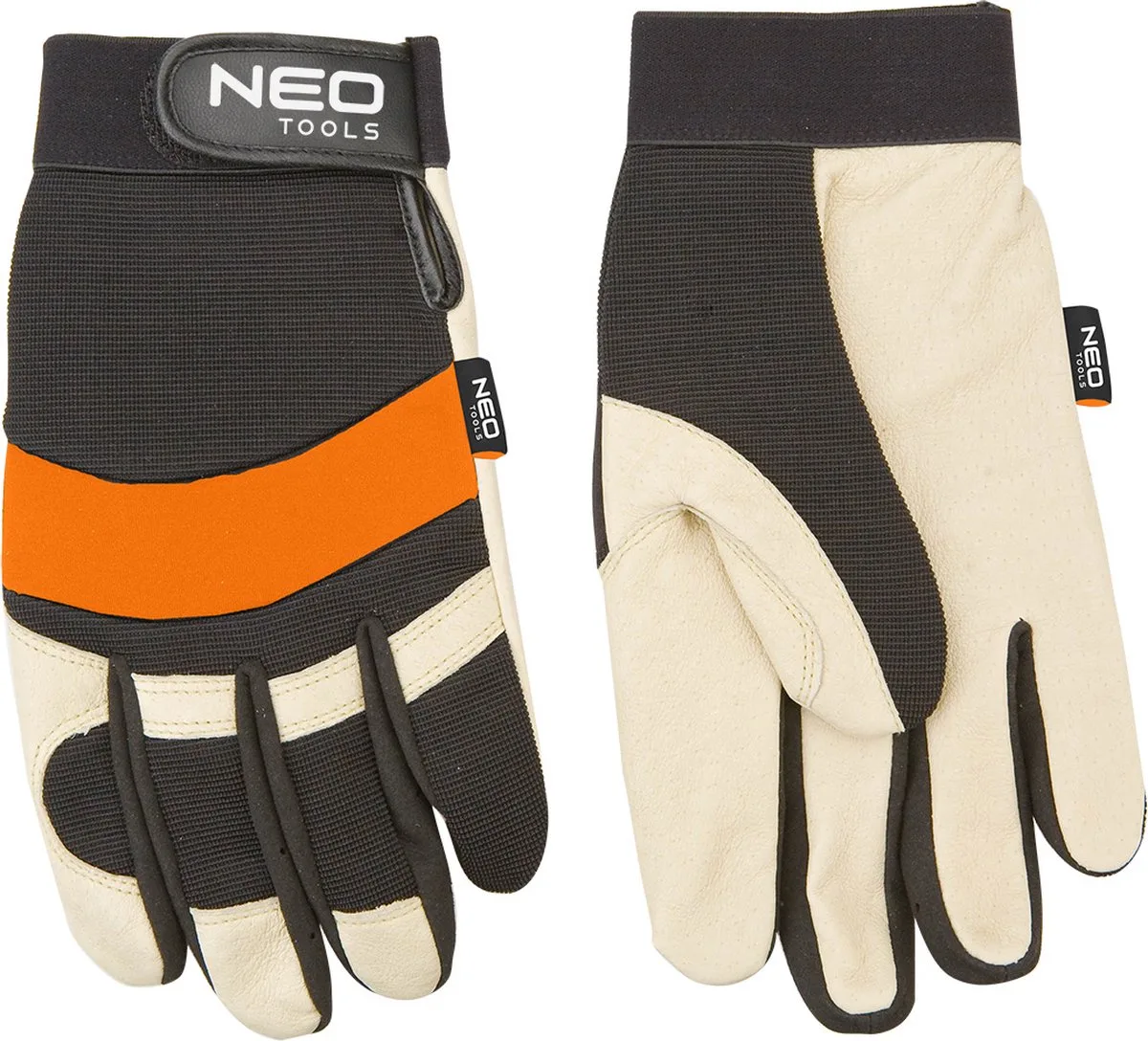 Werkhandschoenen - Leder - Neopreen de Neo Tools, Bleu, 10 – image du produit