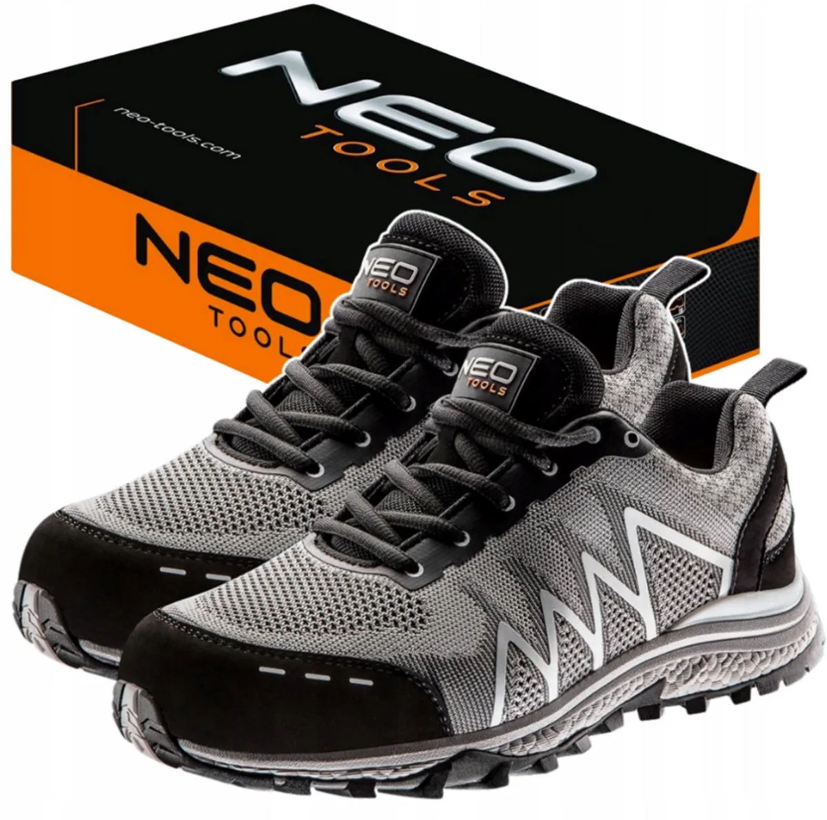 Werkschoenen NEO TOOLS Semi-professionele O1 - Zonder metaal van Neo Tools, Schwarz Grau, 44 – productafbeelding