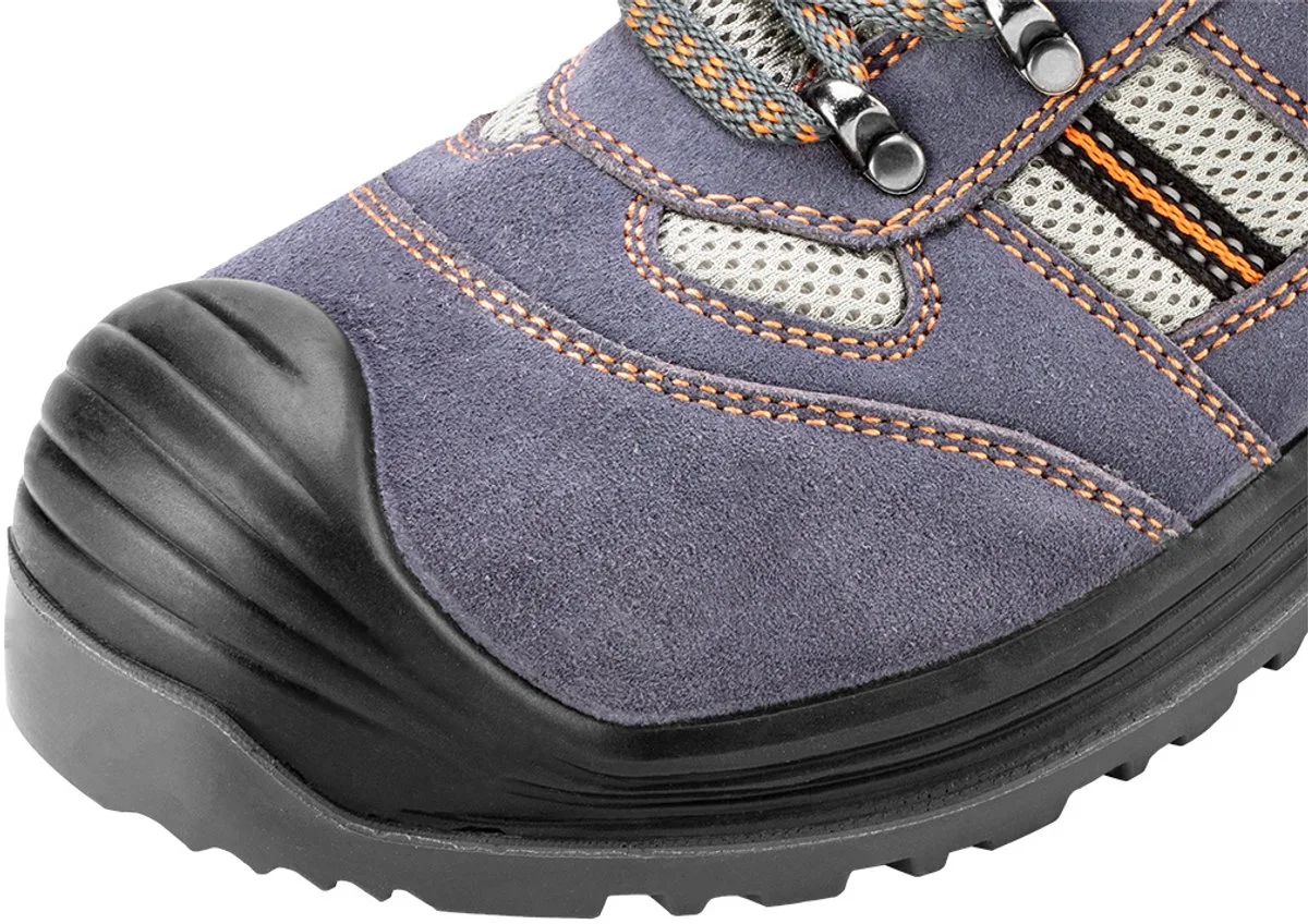 Werkschoenen - Zacht Zamszuur - Metalen Neus de Neo Tools, Noir, Gris, 45 – image du produit