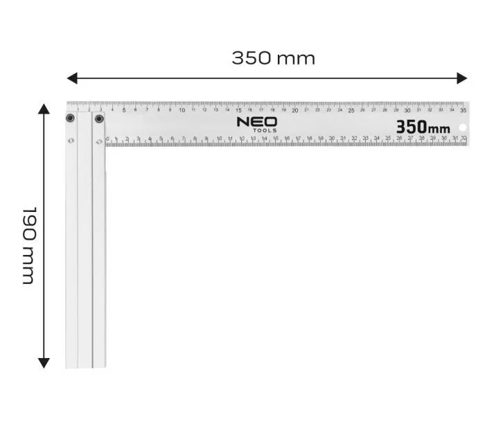 Winkelhaak 350mm 72-146 de Neo Tools – image du produit 5 sur 6