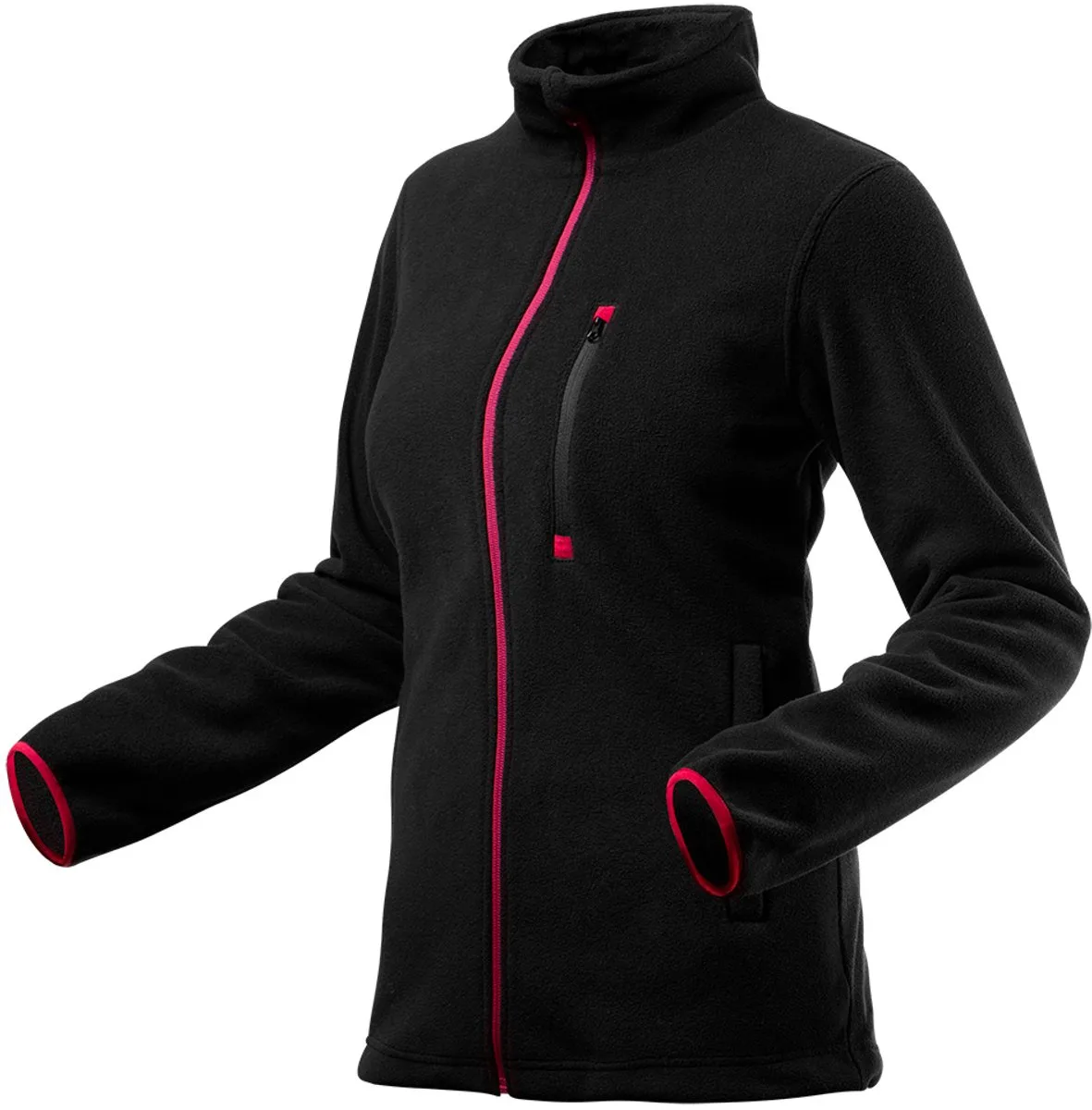 Woman Line - Dames Fleecejas - Zwart - Elastische Manchetten - Europese Norm EN ISO 13688:2013 by Neo Tools, XL – product image