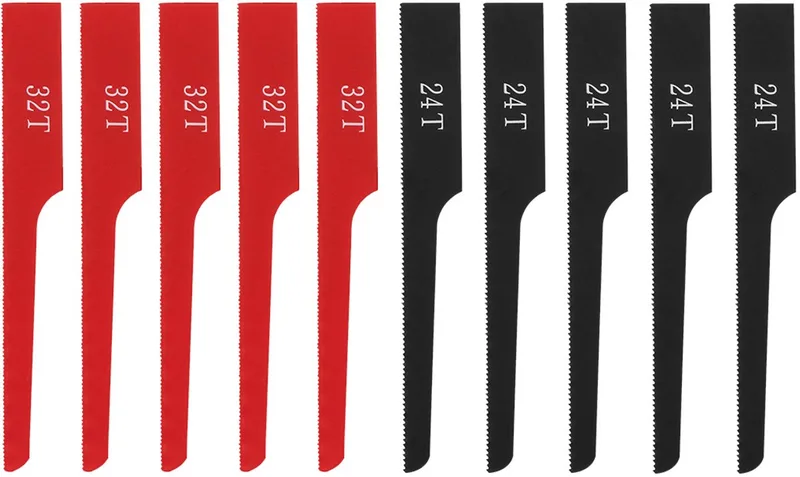 Zaagblad Set - 24T & 32T - 10 Stuks - Pneumatische Voorzaag de Neo Tools – image du produit