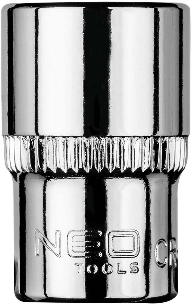 Zeskant Dopsleutel - 1/4" - 11 mm - Chroom-Vanadium by Neo Tools, Silver – product image