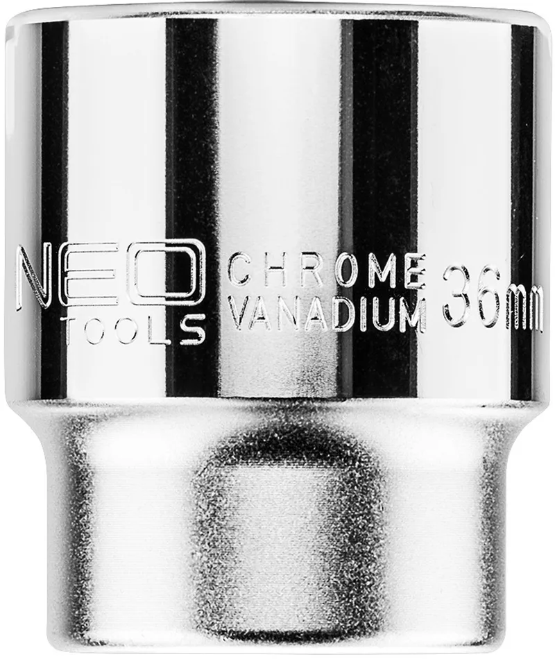 Zeskantige Dopsleutel - 3/4" - 36 mm - Chroom-Vanadiumstaal by Neo Tools, Metaal, Silver – product image