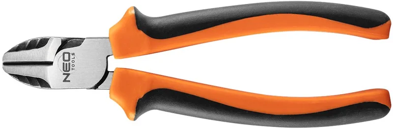 zijkniptang - 180 mm - 40% minder knijpkracht nodig by Neo Tools, Metaalkleur – product image