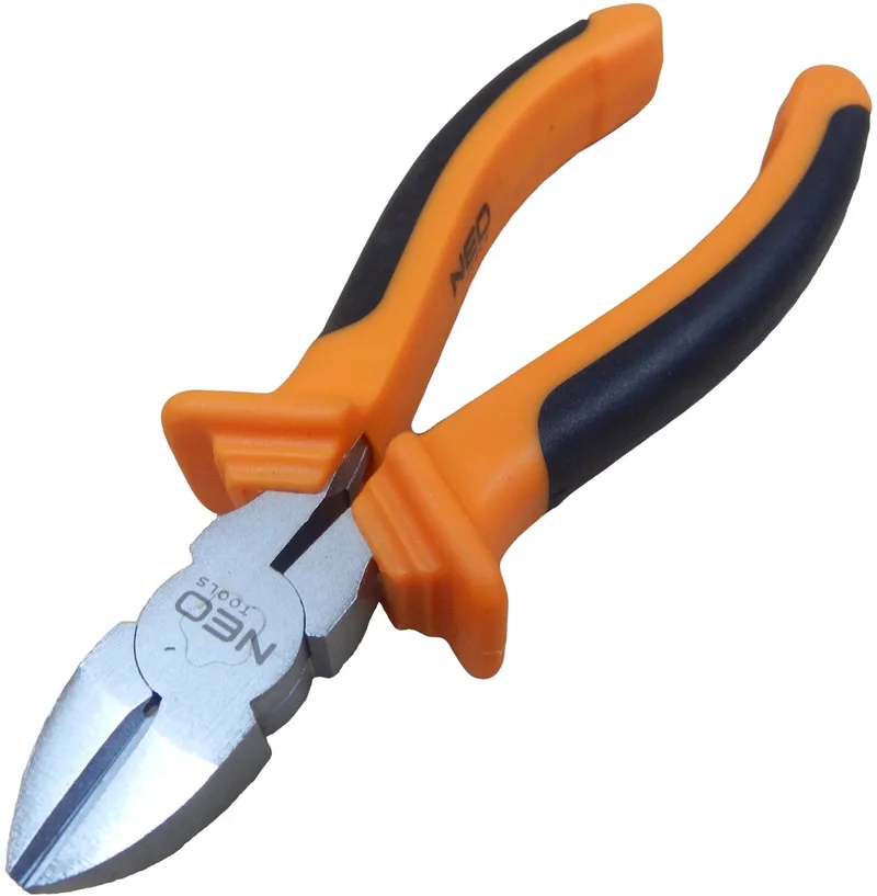 Zijsnijtang 180mm - Gehard Staal, Ergonomisch handvat by Neo Tools – product image