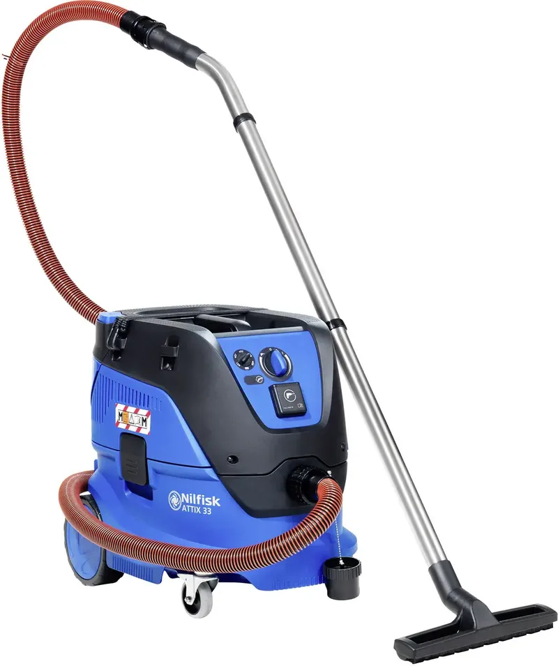 ATTIX 33-2M PC 107412179 Nass-/Trockensauger 1400 W 30 l antistatisch, halbautomatische Filterreinigung, Staubklasse M zertifiziert de Nilfisk – image du produit