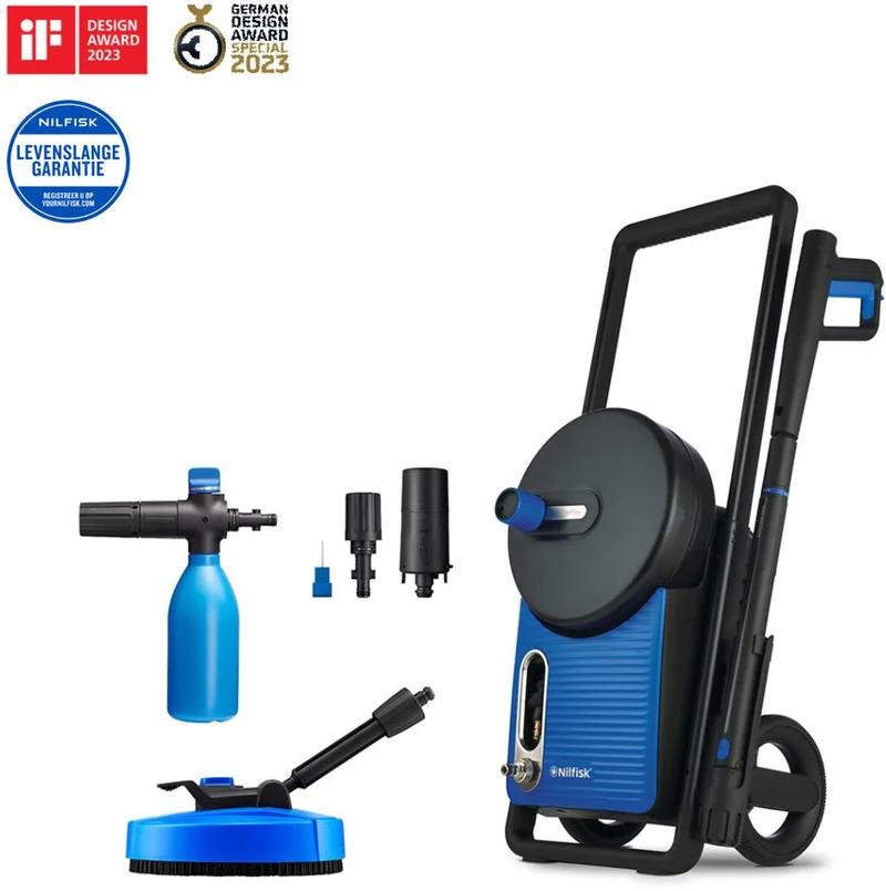 Excellent 180-12 Smart Assistant P - Hogedrukreiniger - 180Bar - Smart assistant - Patio cleaner von Nilfisk – Produktbild