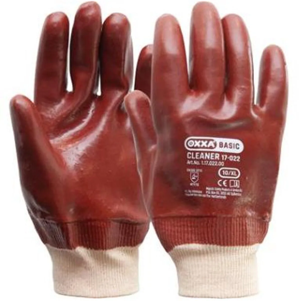 Cleaner 17-022 handschoen, 12 paar de OXXA, Rouge, XL – image du produit