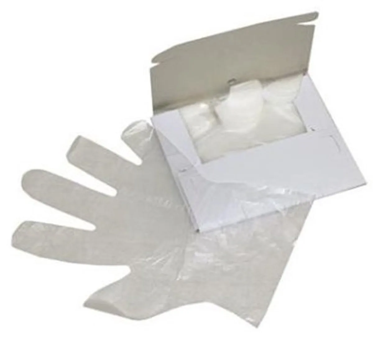 Cover 44-030 handschoen, 100 stuks in dispenser von OXXA, Transparent, XL – Produktbild